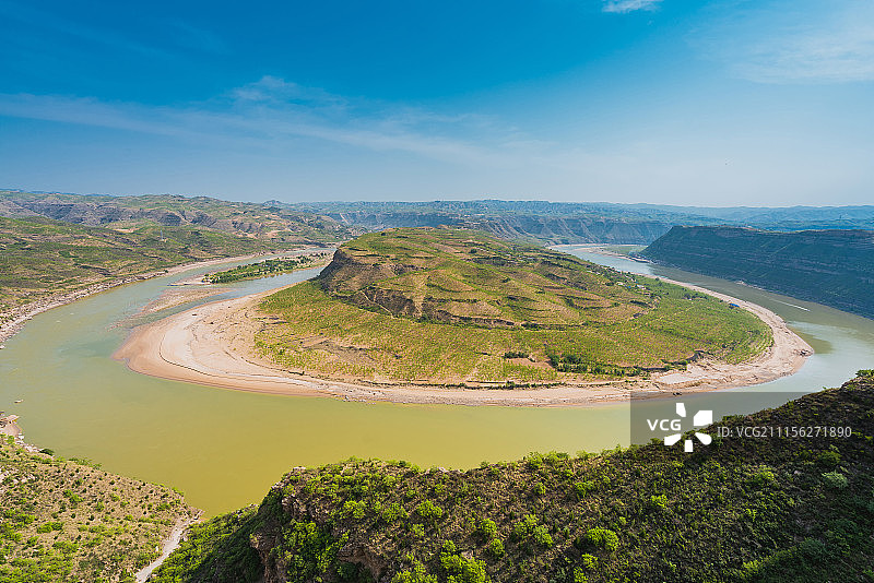 陕西省延安市延川县乾坤湾景区图片素材