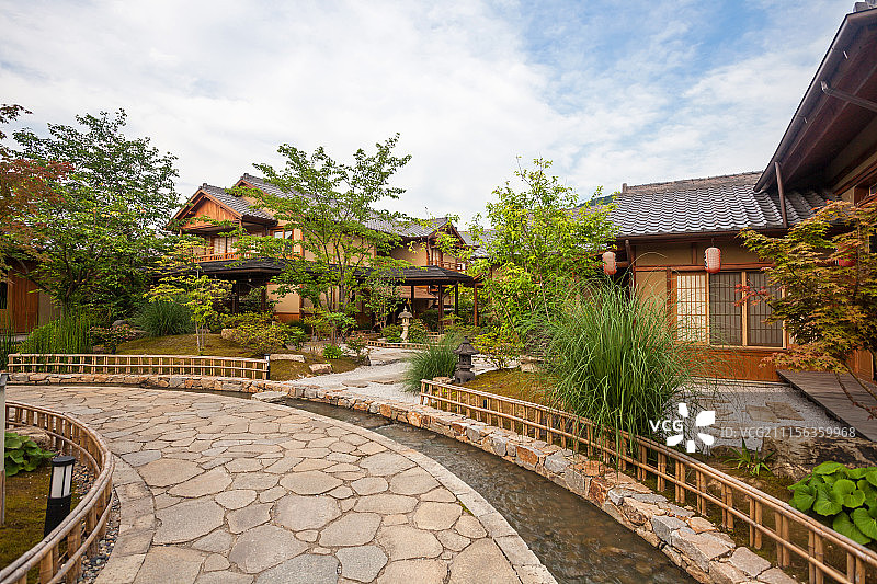 无锡拈花湾景区风光图片素材