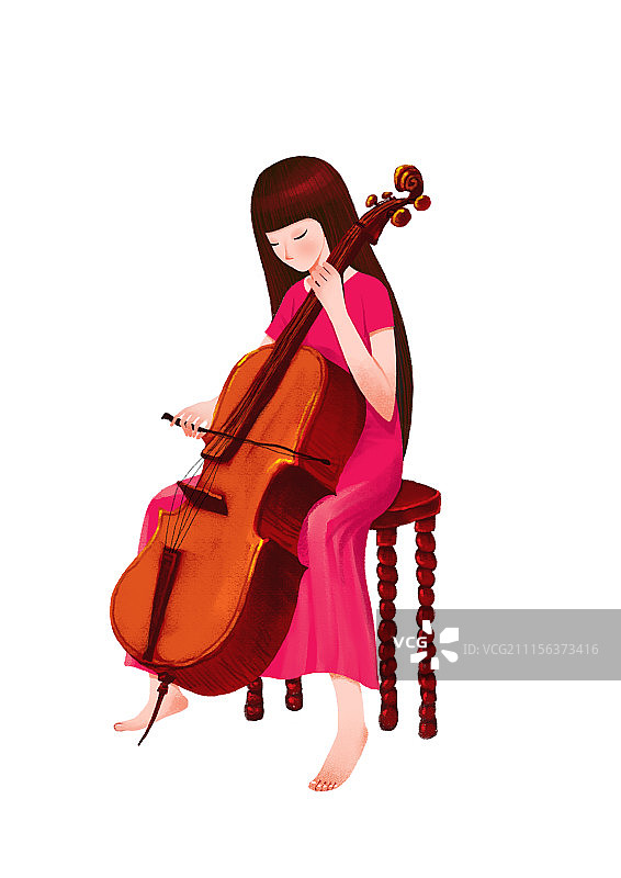 背景分离人物系列组图共3000多幅-大提琴表演图片素材
