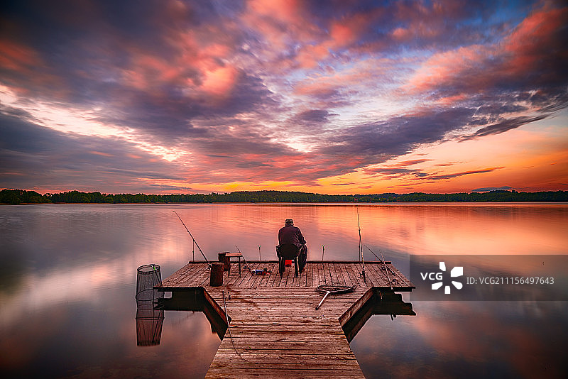 垂钓图片素材
