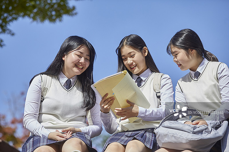 高中学生在学习图片素材