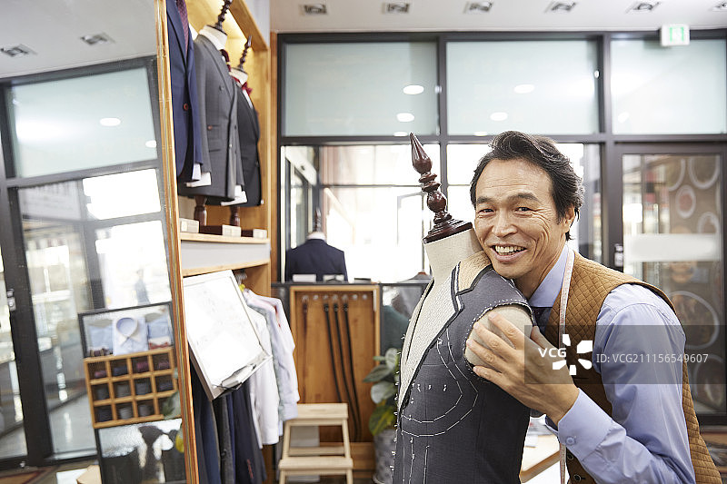 服装店时装设计师（韩系）图片素材