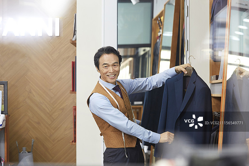 服装店时装设计师（韩系）图片素材