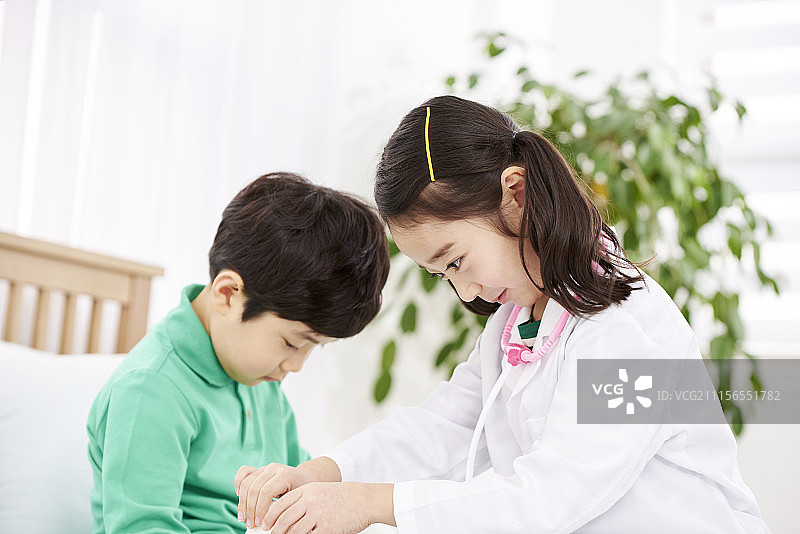 角色扮演儿童（韩国）图片素材