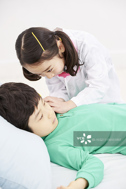 角色扮演儿童（韩国）图片素材