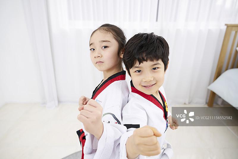 跆拳道儿童（韩国）图片素材