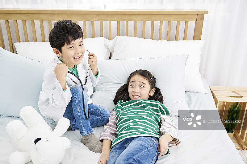 角色扮演儿童（韩国）图片素材