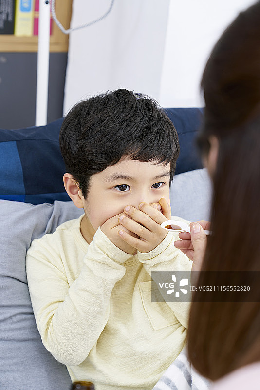 疼痛、寒冷、儿童、母亲、韩国图片素材