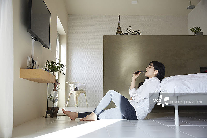 生活方式，卧室，<大学男生>，韩国人图片素材