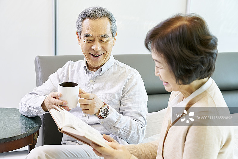老夫妇,韩国图片素材