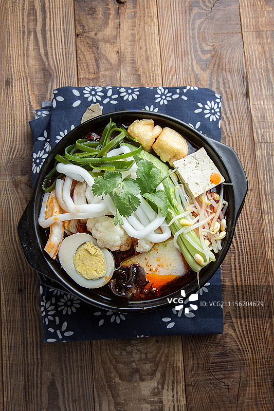 土豆粉砂锅图片素材