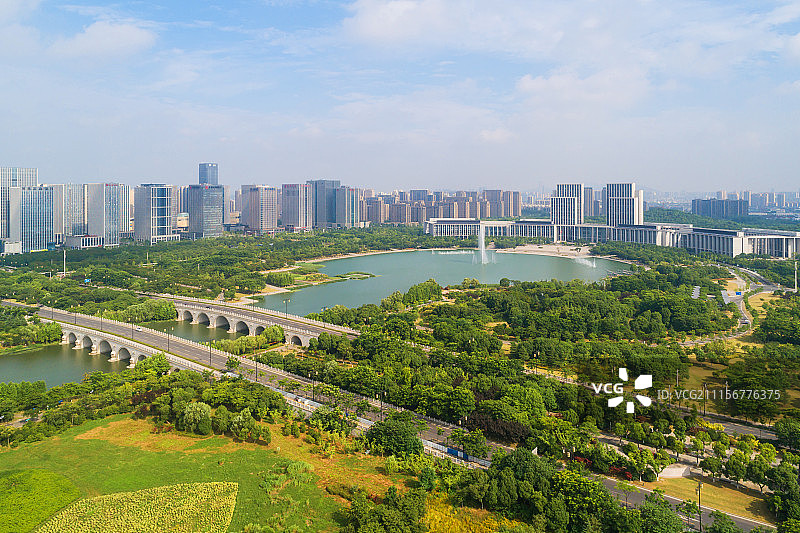 无锡太湖新城cbd图片素材