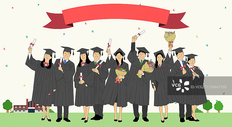 矢量图 - 人生起点或终点插画图片素材