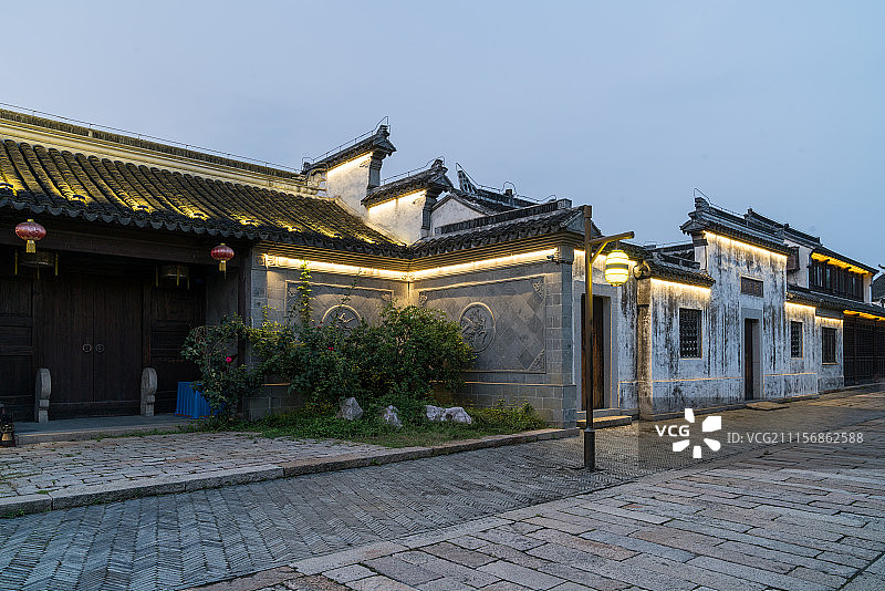 江苏无锡荡口古镇图片素材