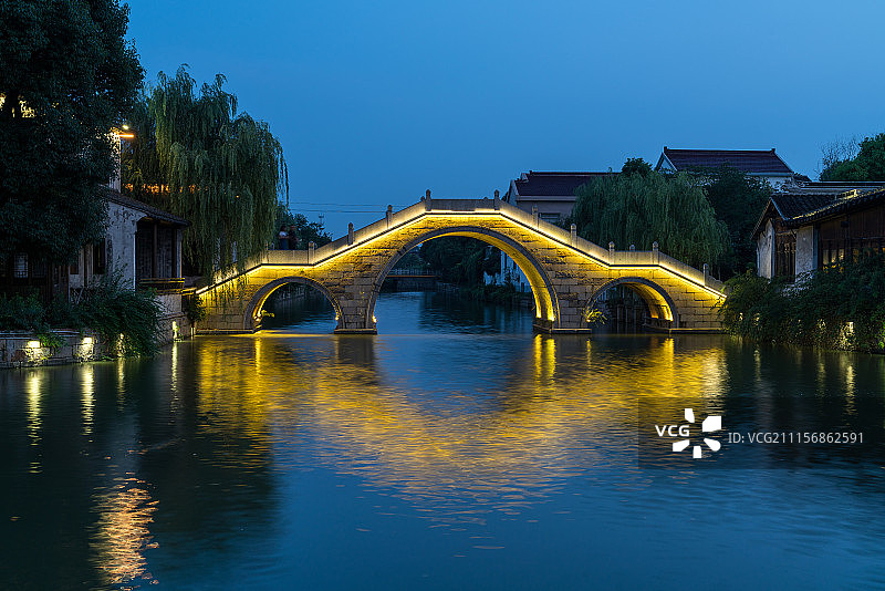 江苏无锡荡口古镇图片素材