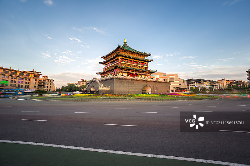 西安钟楼图片素材