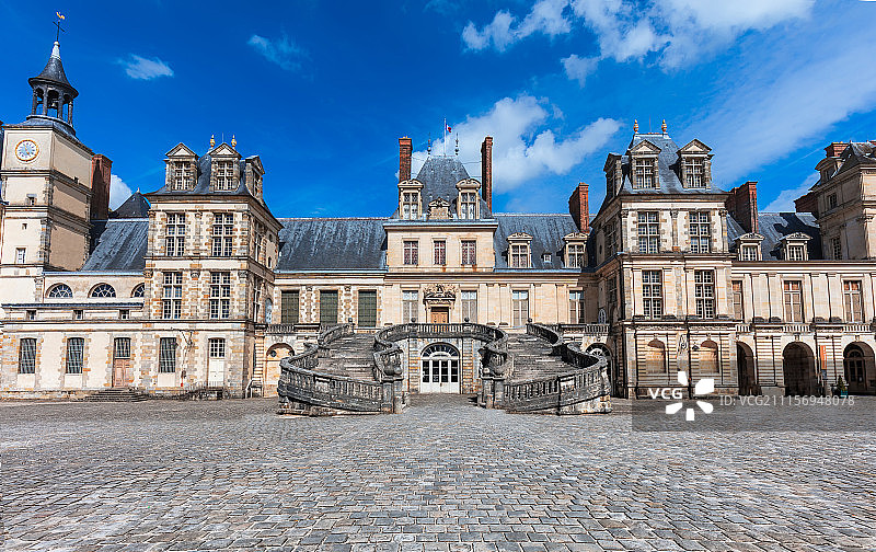 法国枫丹白露宫图片素材