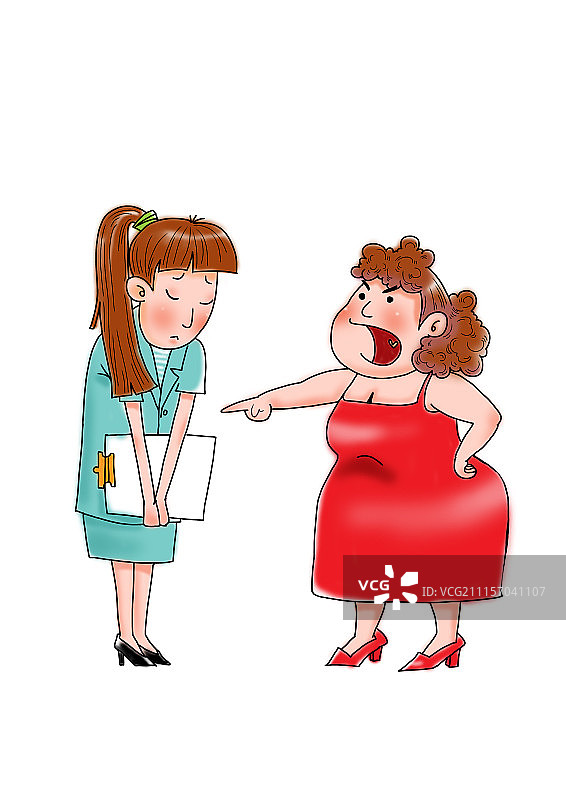 背景分离人物系列组图共3000多幅-职场挨训图片素材