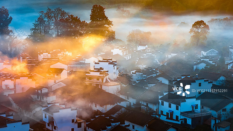 石城晨曦图片素材