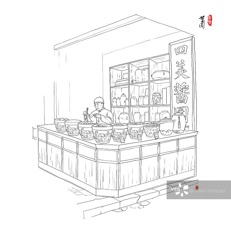 扬州老行当-酱园图片素材