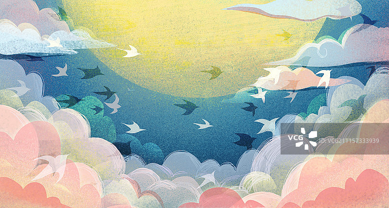 七夕节横版2图片素材