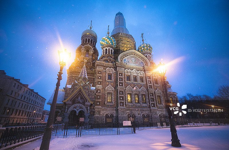 圣彼得堡滴血大教堂图片素材