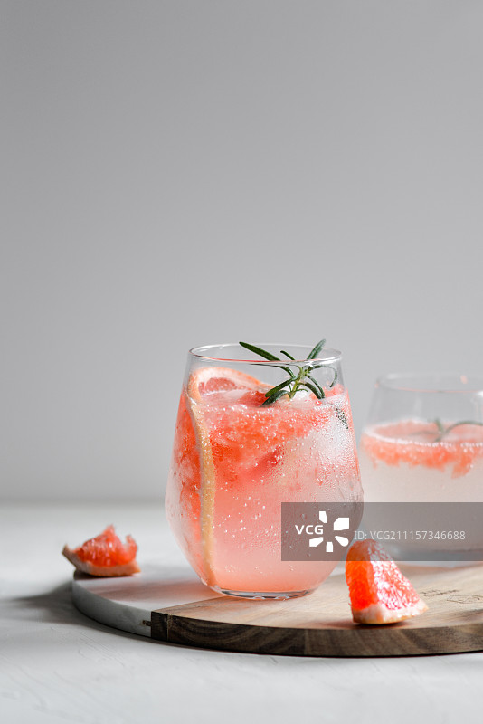 西柚苏打水图片素材