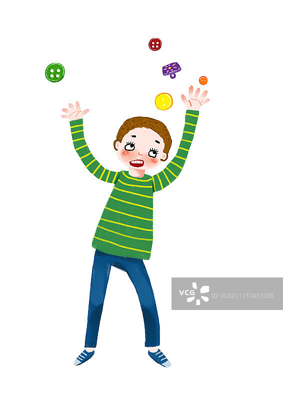 背景分离人物系列组图共3000多幅-纽扣魔术图片素材