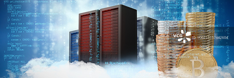 蓝色程序合成图像图片素材