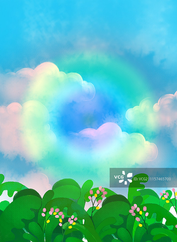 唯美背景元素组图共3000多幅-七彩光晕图片素材