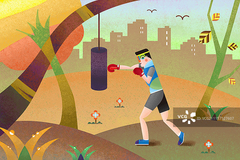 24节气与运动-秋-白露图片素材