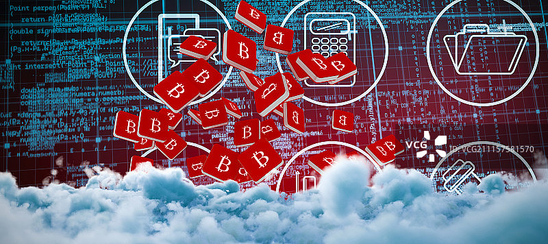 暴风云数字合成图像图片素材