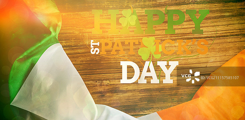 圣帕特里克节问候图片素材