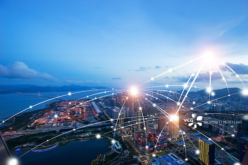 城市信息化概念图图片素材