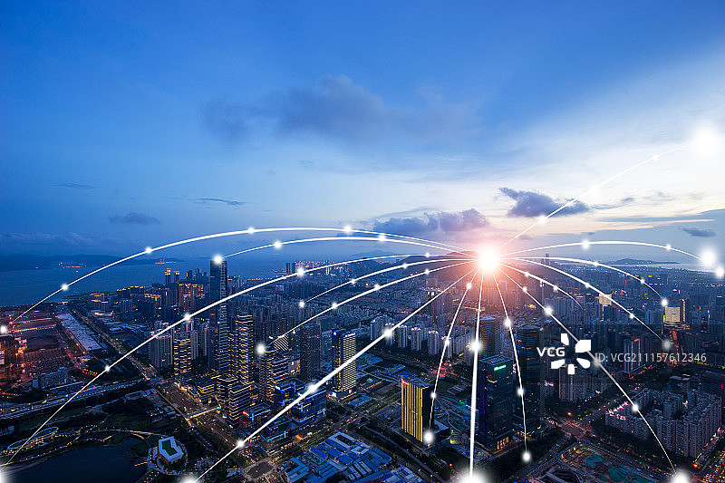 城市信息化概念图图片素材