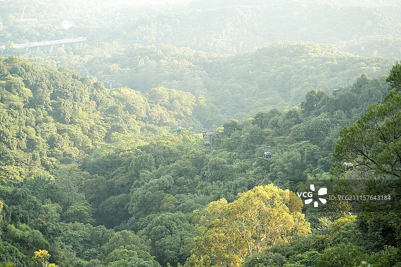 登山索道缆车图片素材