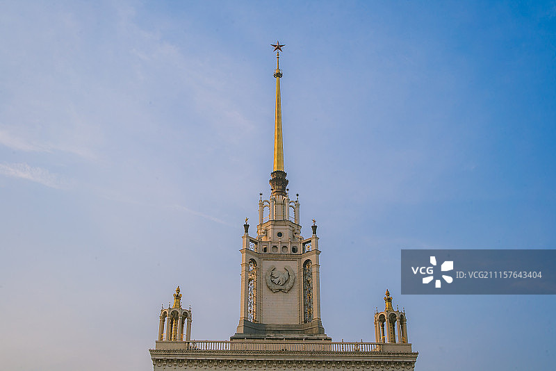 西直门北京展览馆图片素材