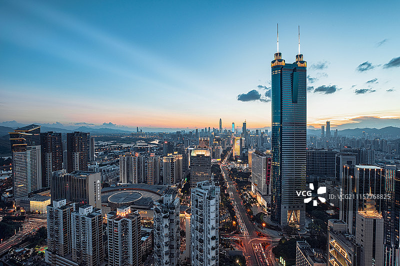 深圳城市风光图片素材