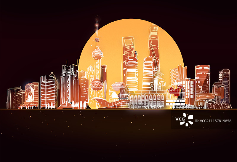 中秋建筑图片素材