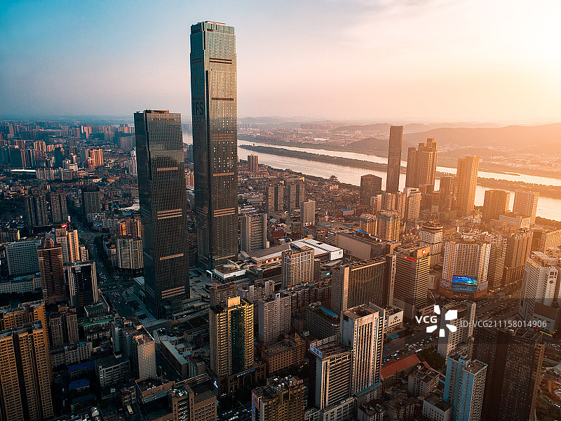长沙城市风光图片素材