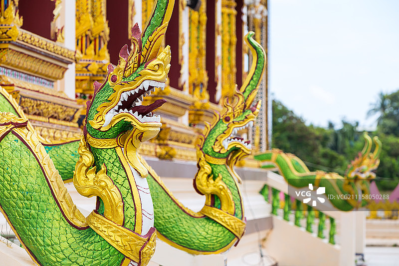 泰国苏梅岛千手观音庙建筑图片素材