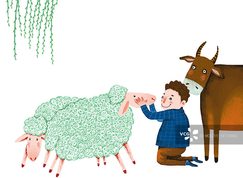 青春时尚唯美人物组图共3000幅-放牧人和牛羊图片素材