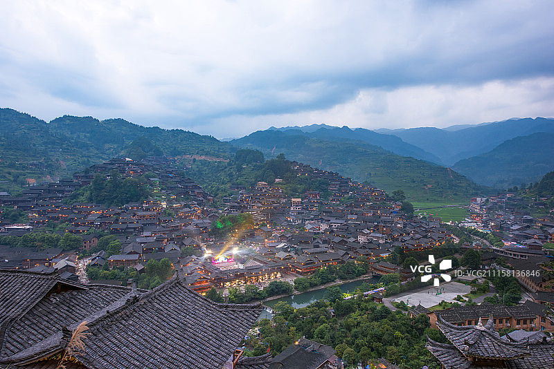 千户苗寨图片素材