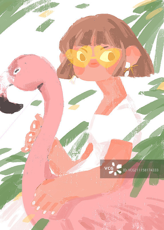 夏日风情图片素材