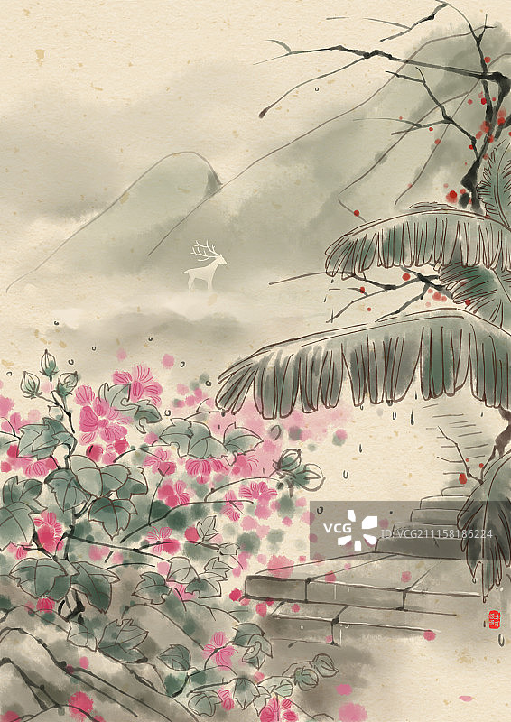 处暑插画图片素材