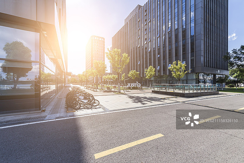 现代城市场景图片素材