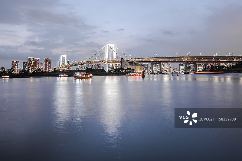 日本东京海岸线图片素材