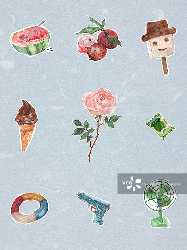 夏日小物图片素材