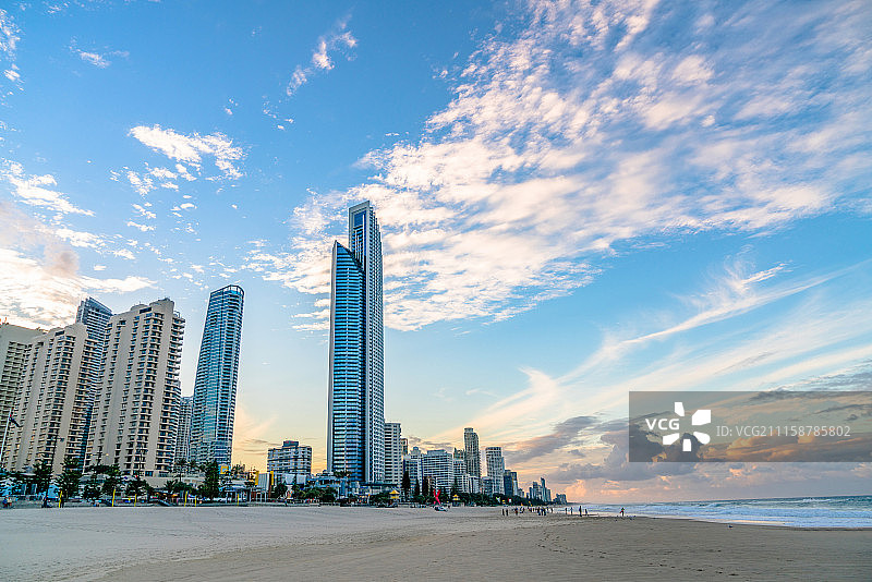 黄金海岸城市图片素材