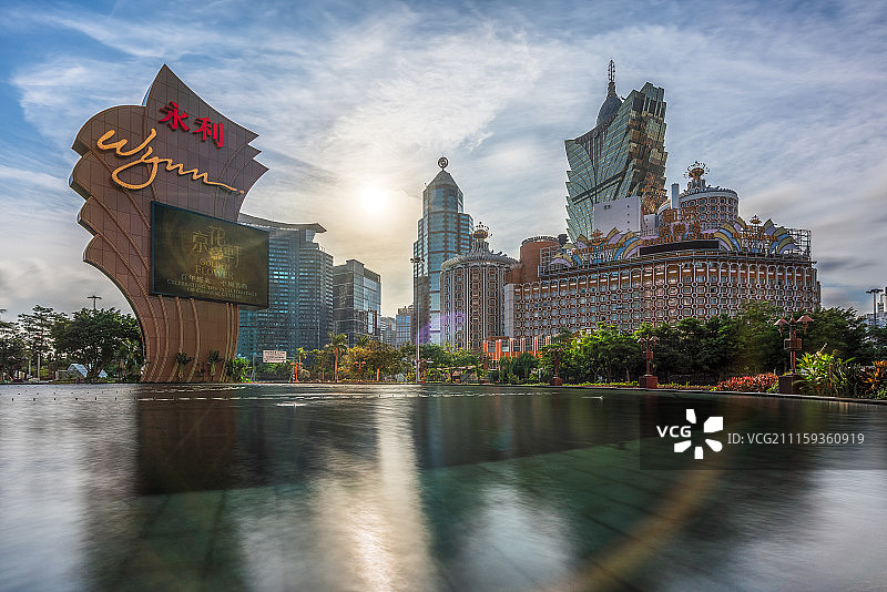 澳门城市风光,葡京图片素材
